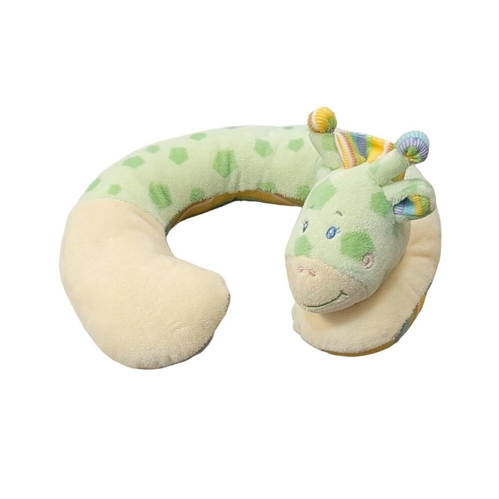 Kellytoy Green Caterpillar Kids Neck Pillow Plush Stuffed Animal